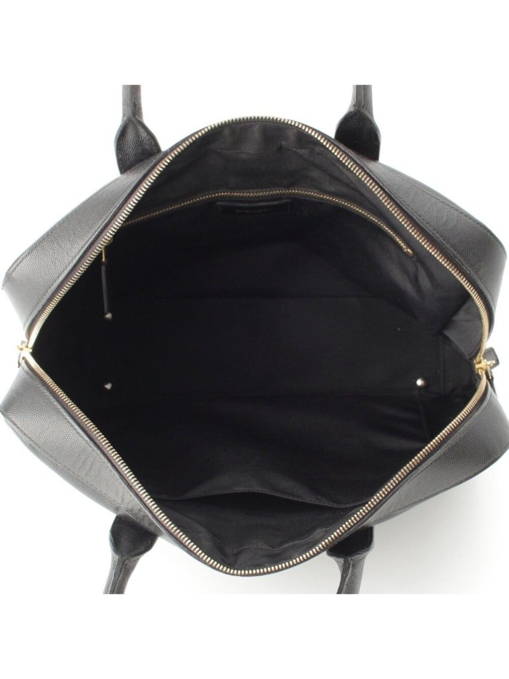 Saint Laurent Classic Museum Flat Leather Briefcase Black - Picture 6 of 10